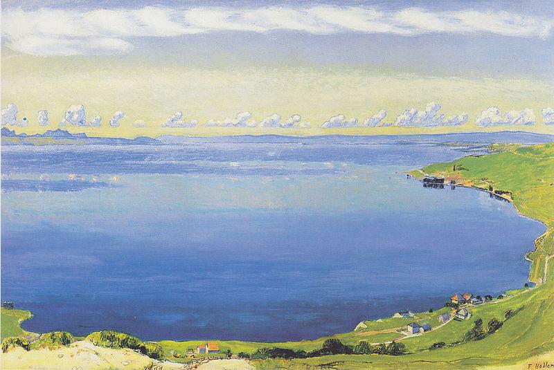 Ferdinand Hodler Genfersee von Chexbres aus